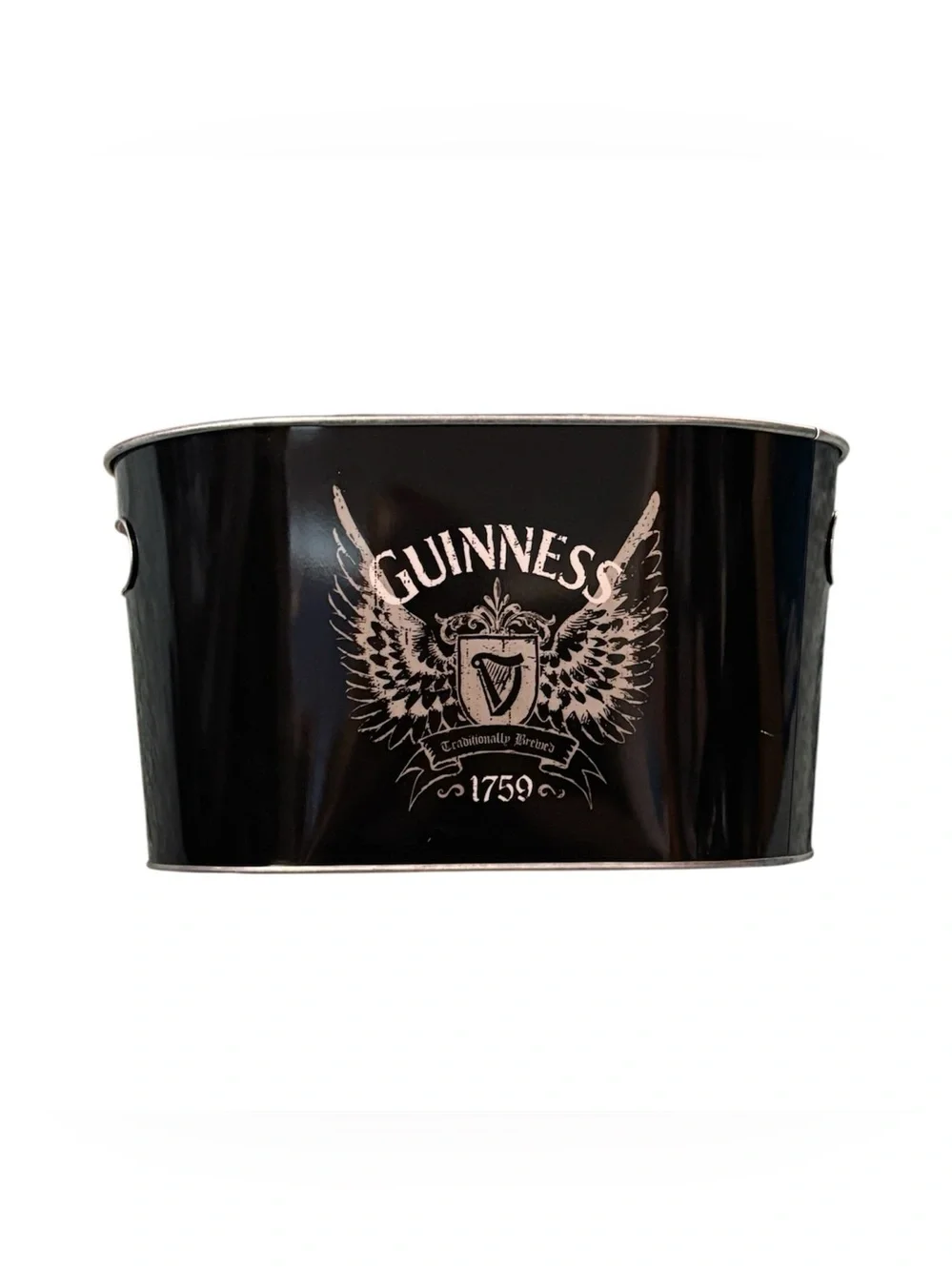 Guinness Ice Bucket, St. James Gate, Oval, Side Handles